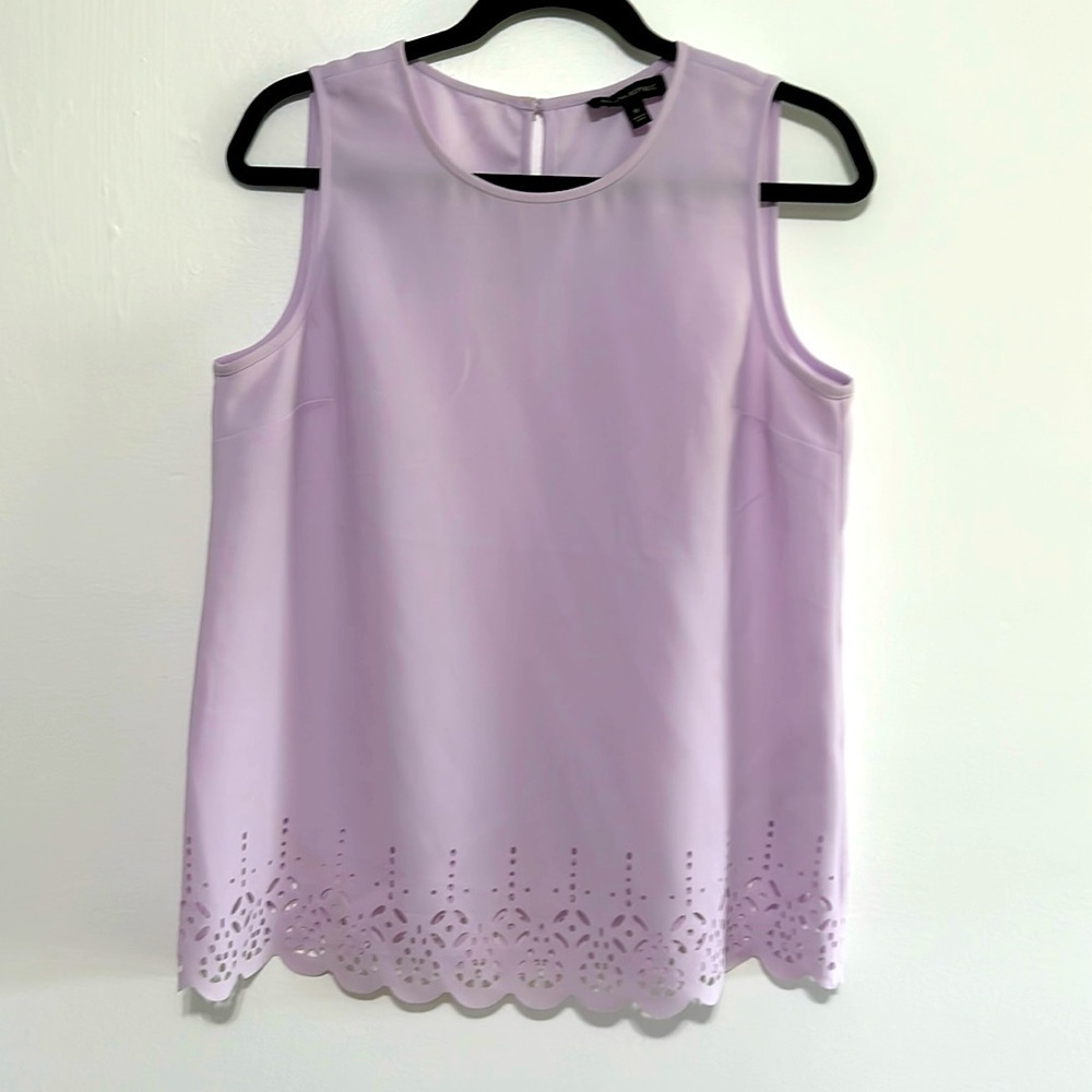 Banana Republic lavender tank top laces